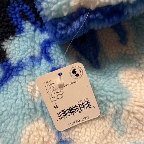 Free People Movement Rocky Ridge Pullover size Medium NWT Ocean Tie Dye Combo - Picture 7 of 7